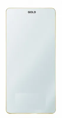 מראה מעוצבת מלבנית מסגרת דקה זהב -מבחר מידות לבחירה