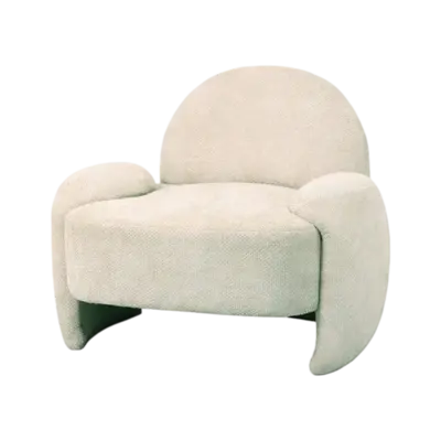 כורסא מעוצבת דגם RUBI גוון בז'