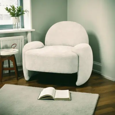 כורסא מעוצבת דגם RUBI גוון בז'