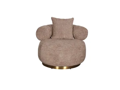 כורסא מעוצבת דגם LOVE גוון קפה