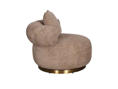 כורסא מעוצבת דגם LOVE גוון קפה