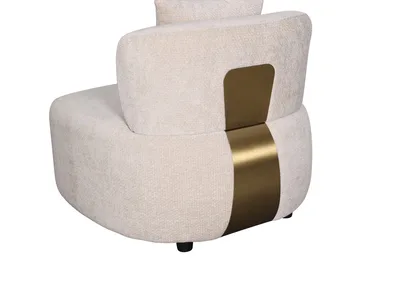 כורסא מעוצבת דגם STAR - בז'