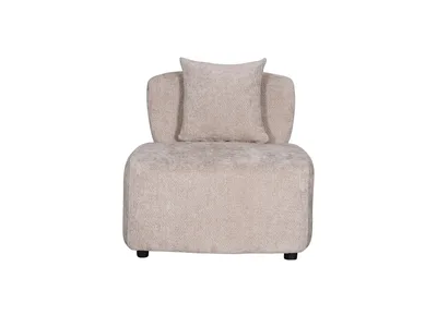 כורסא מעוצבת דגם STAR - קפה