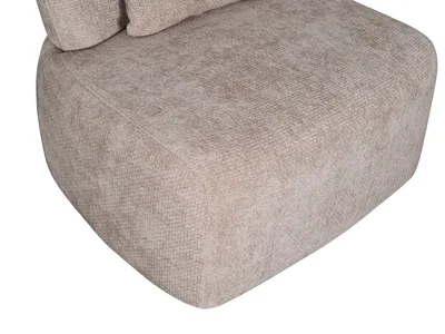 כורסא מעוצבת דגם STAR - קפה