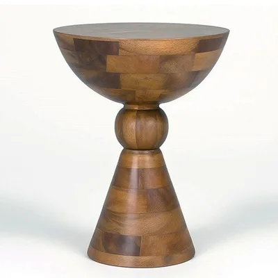 שולחן צד מעוצב דגם ALICE עץ גוון טבעי