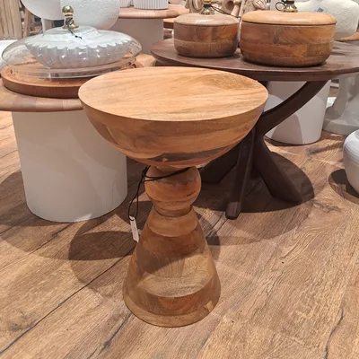 שולחן צד מעוצב דגם ALICE עץ גוון טבעי