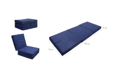 מזרן ספוג מתקפל 3 חלקים עובי 10 ס''מ -מידות לבחירה