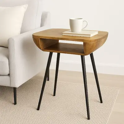 שידה עץ טבעי מעוצבת דגם ZARA