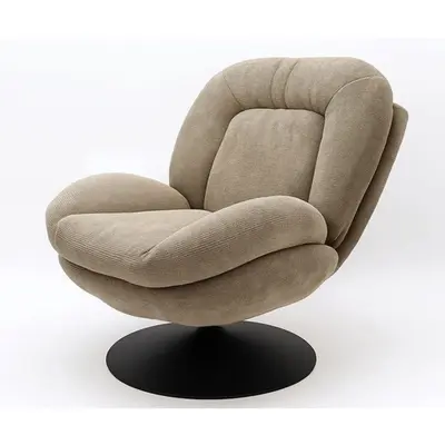 כורסא מעוצבת דגם HIPI - גוון קפה