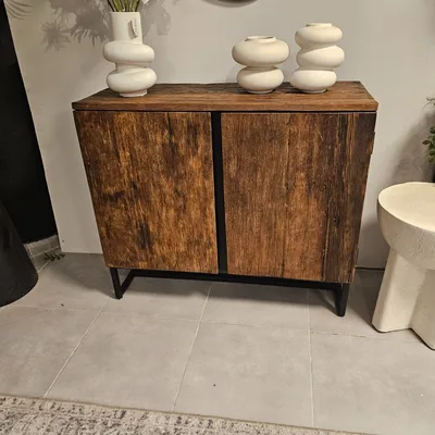 שידה מעוצבת דגם OLEN עץ שיטה