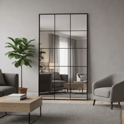 מראה בלגית מלבנית מעוצבת דגם SHILAT